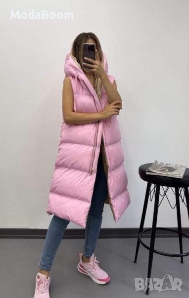 Дамски розов елек, снимка 1