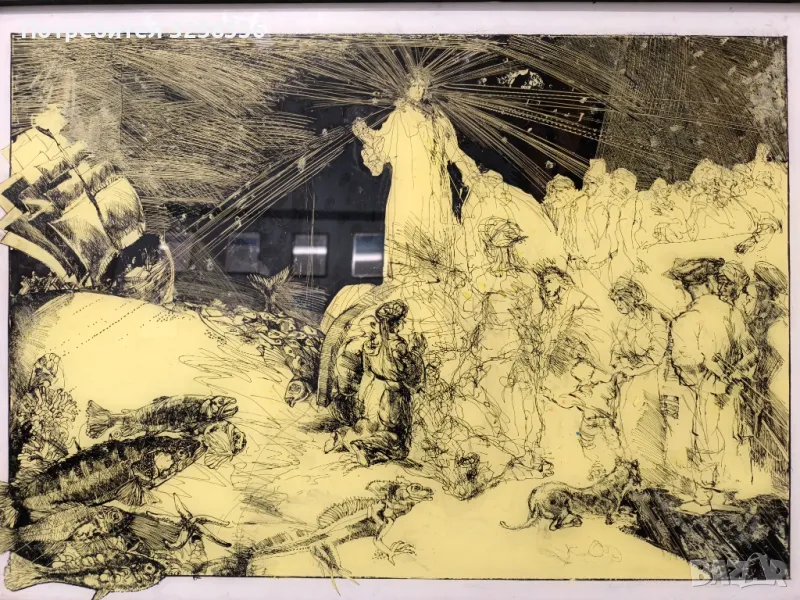 Стар стъклопис, снимка 1