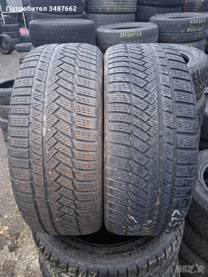 225 55 16 Континентал 2бр зимни , снимка 1