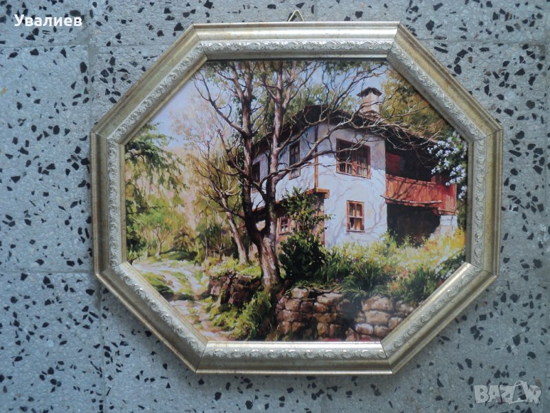 Плакати - стари селски къщи в рамки, снимка 1