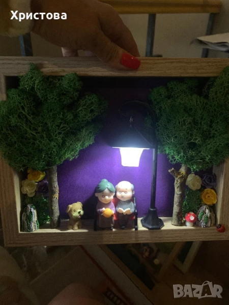 Ръчно изработени 3Д картини със скандинавски мъх, снимка 1