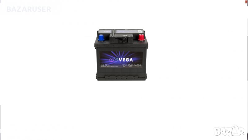 Акумулатор Vega 45H17,12V 45Ah 400A/020174/Гаранция 24 месеца/, снимка 1