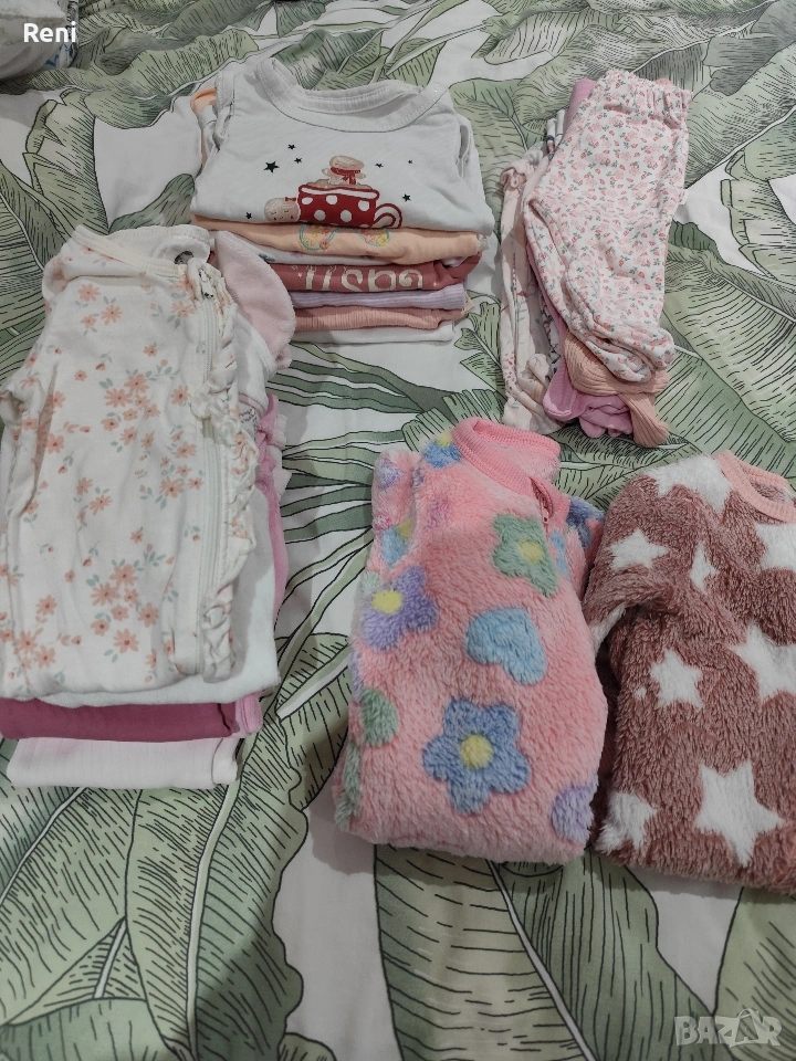 Лот дрешки за новородено момиченце - 50-62, снимка 1