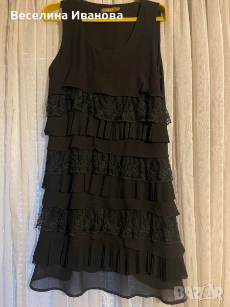 Черна рокля Combipel, снимка 1