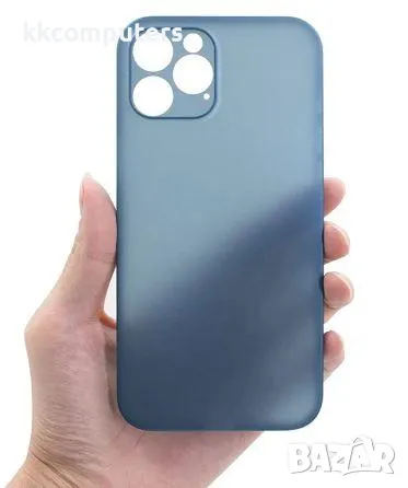 Калъф PVC Second Skin 0.18 / Син - прозрачен / за iPhone 15 6.1, снимка 1