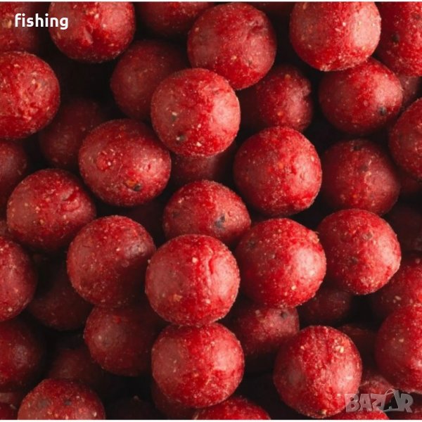 Протеинови топчета за подхранване Червена Боровинка/Cranberry 10кг. Barfin Line, снимка 1