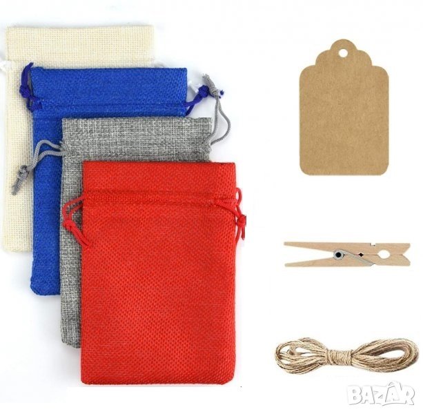 Адвент календар от текстилни торбички и аксесоари LA-4SEBUDAI , снимка 1