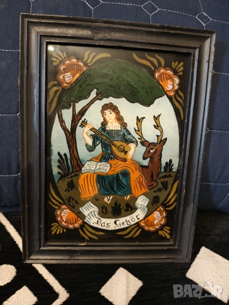 Картина найвизъм върху стъкло, снимка 1