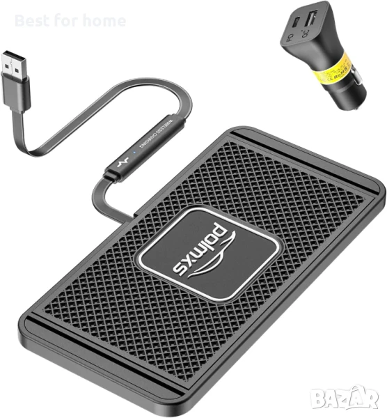 Безжично зарядно за кола, POLMXS 15W , снимка 1