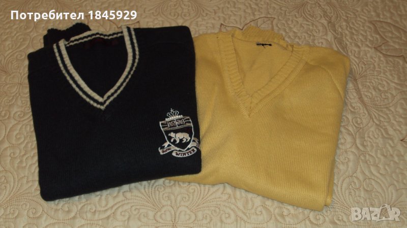 Мъжки пуловери от 100% вълна и вълнен пан, снимка 1