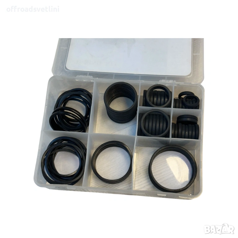 80 Броя Комплект О Пръстени DRing уплътнения за хидравлика – 9 размера, снимка 1