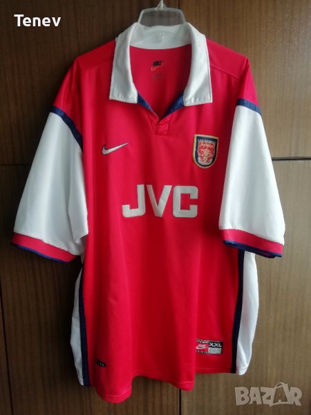 Arsenal Nike JVC Vintage 1998/1999 оригинална футболна тениска фланелка Арсенал XXL ретро винтидж , снимка 1