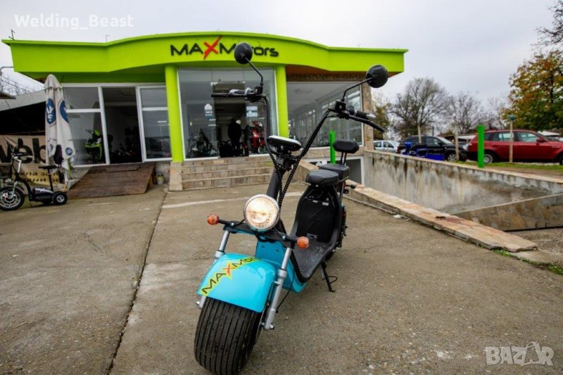 Електрически скутер CITY COCO HARLEY 2500W 60V/20AH Синьо , снимка 1