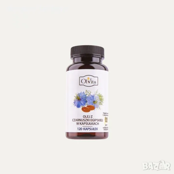 Египетско масло от черен кимион на капсули, студено пресовано, нерафинирано, снимка 1