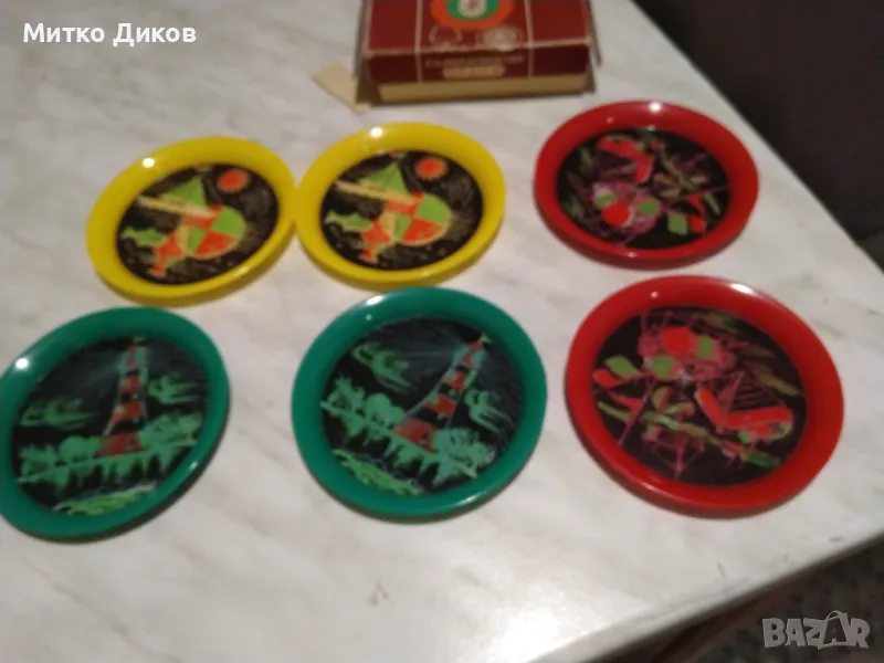 Немски маркови пластмасови подложки за бира нови, снимка 1