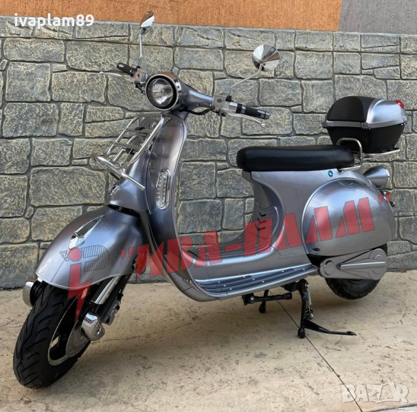 Електрически скутер Elektro Futura дизайн Vespa 4000W 20Ah/7 4000W 20Ah/72V+документи за регистрация, снимка 1