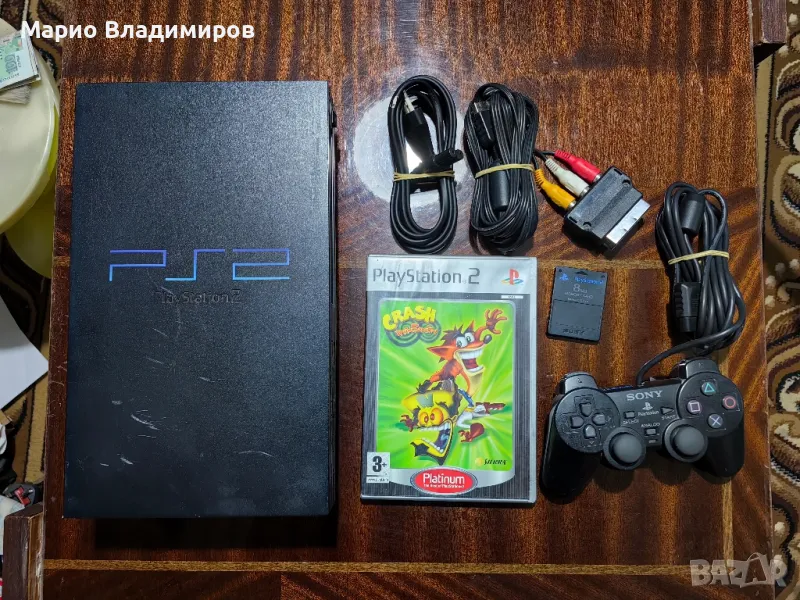 Playstation 2 fat + Crash twinsanity , снимка 1