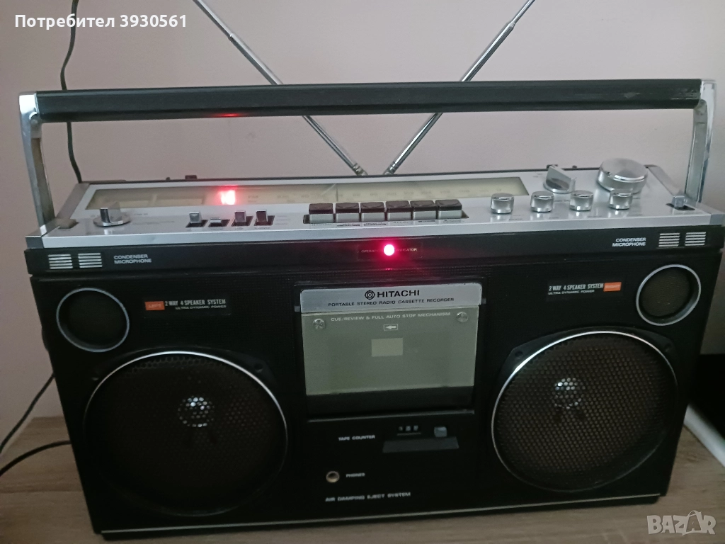Радиокасетофон Hitachi TRK 8080E, снимка 1