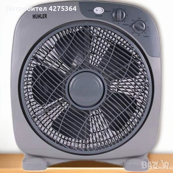 Вентилатор 12"Muhler SMX-1240, подов, бокс, снимка 1