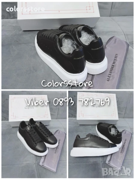 Черни кецове Alexander McQueen/BR149x, снимка 1