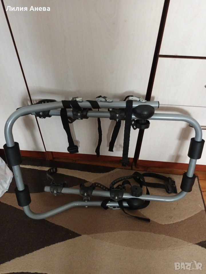 Багажник за 3 велосипеда за автомобил неизползван, снимка 1