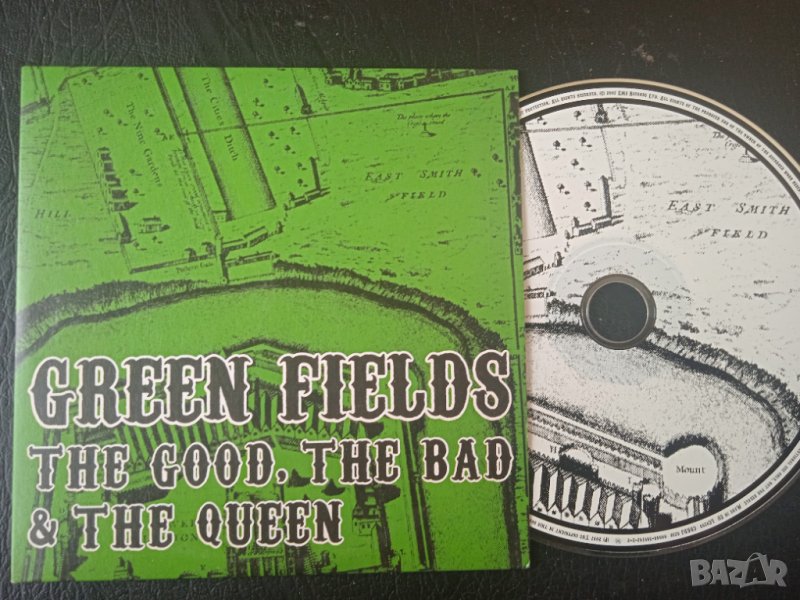 The Good, The Bad & The Queen ‎– Green Fields - оригинален сингъл диск , снимка 1
