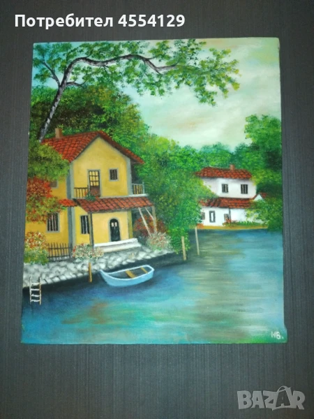 Продавам красива маслена картина, снимка 1