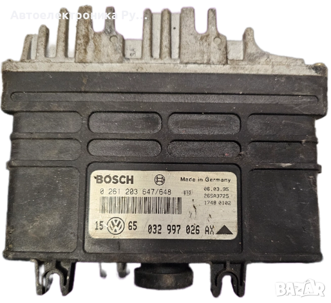 компютър VW Golf Mk3 1.6i , 032997026AX, 0261203647/648,0261203648, снимка 1