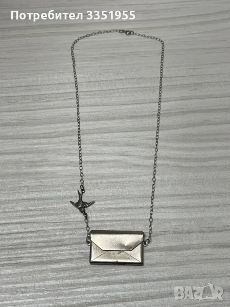 Винтидж Огърлица отварящ се плик, снимка 1