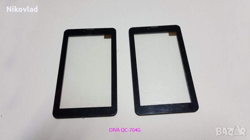 Тъчскрийн дигитайзер с рамка Diva QC-704G, снимка 1