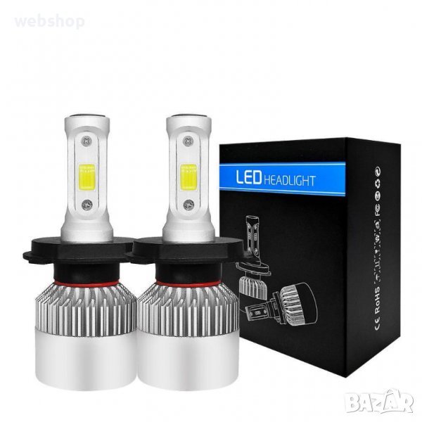 Led крушки за фарове 8000LM, H1, H3, H4, H7, H11, 36w , 16000lm 12/24V, снимка 1
