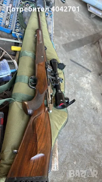 Продавам карабина мазалат + оптика пилад 4х32 с подсветка, снимка 1