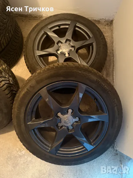 Джанти със зимни гуми - Audi A4 B8/B8.5, снимка 1
