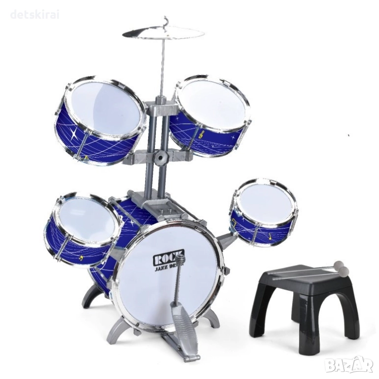 5ца сини Барабани и столче, снимка 1