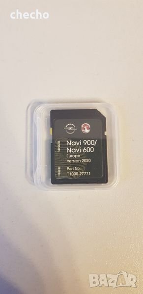 Opel Vauxhall Chevrolet NAVI 900 600 sd карта 2020год  Най новите карти за Европа и България, снимка 1