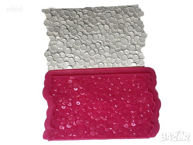 Пайети конфети голям силиконов молд форма за декорация торта фондан шоколад, снимка 1