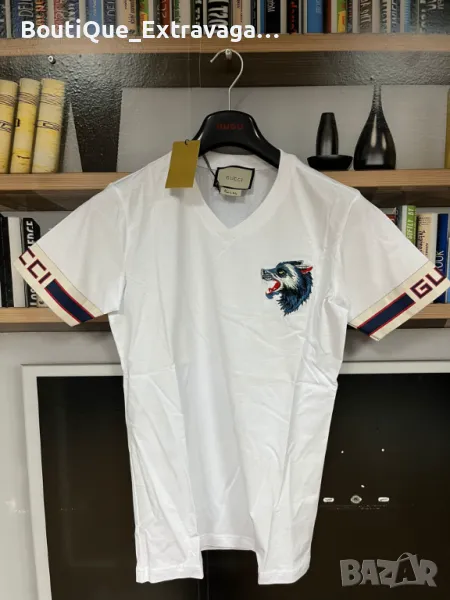 Мъжка тениска Gucci Warewolf White !!!, снимка 1