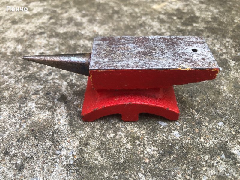 стара малка, бижутерска наковалня, снимка 1