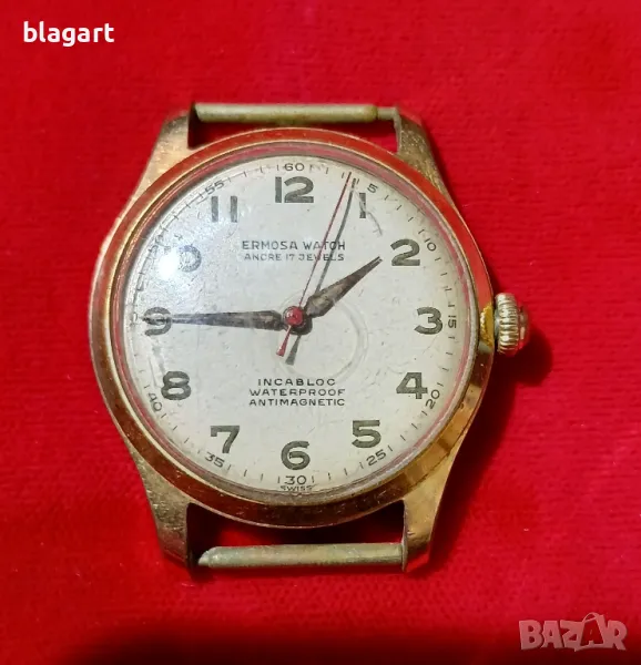 Швейцарски позлатен часовник, снимка 1