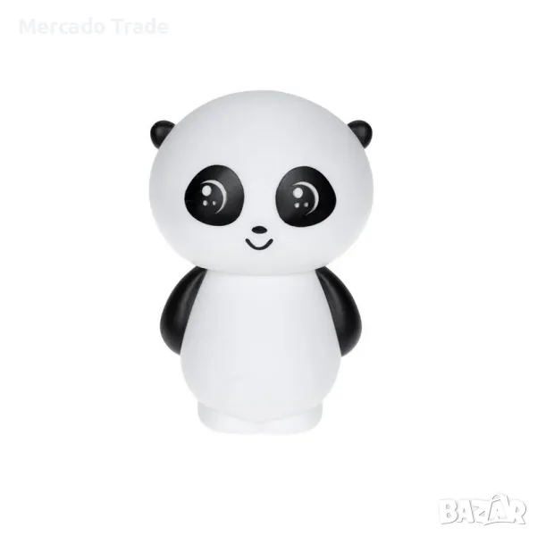 Декоративна детска нощна лампа Mercado Trade, Панда, Бяла, снимка 1
