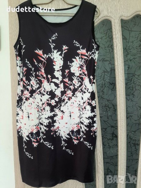 Красиви рокли с флорални мотиви без ръкав, снимка 1