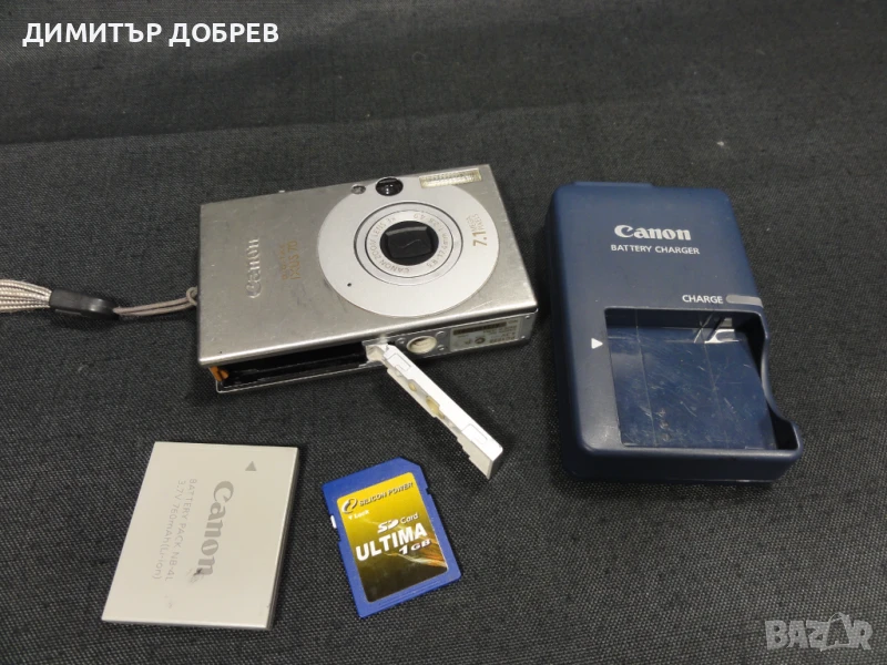 ЦИФРОВ ФОТОАПАРАТ CANON IXUS 70 7,1MP DIGITAL CAMERA, снимка 1