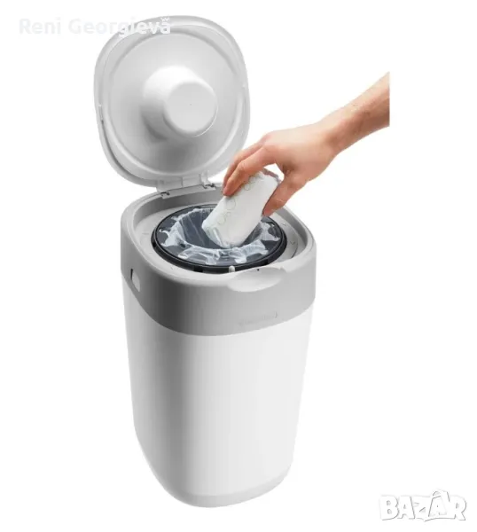 Хигиенен кош за бебешки памперси с 3 бр.касети пълни, снимка 1