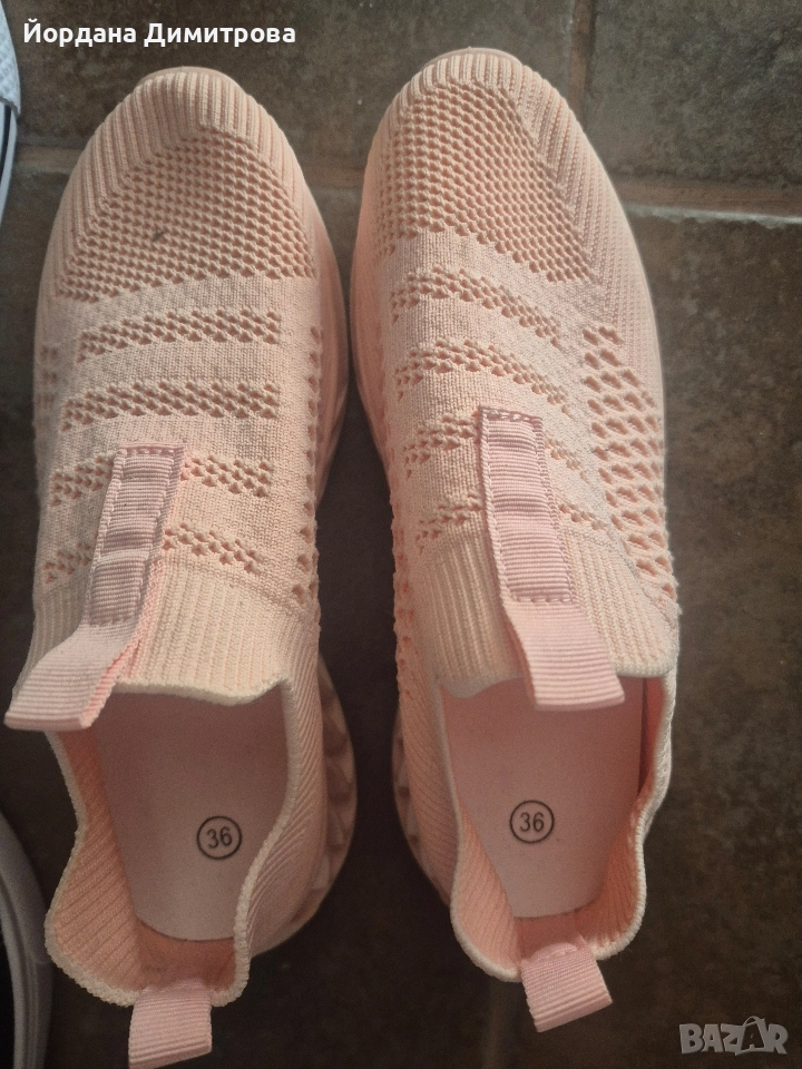 нови дамски розови маратонки, снимка 1
