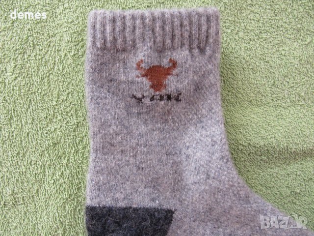 Детски вълнени чорапи-вълна от як, Монголия,размер 5-9/10 години, снимка 2 - Чорапи - 31019343