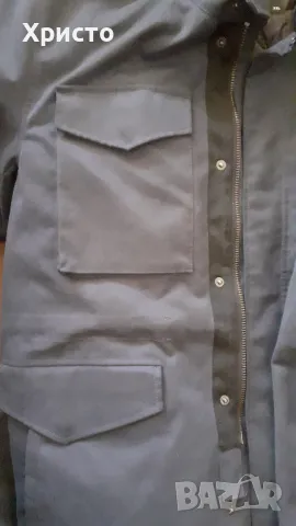 мъжко тъмно синьо яке Reserved XXL чисто ново, срещу вятър и дъжд, топли пази супер, снимка 3 - Якета - 48086803