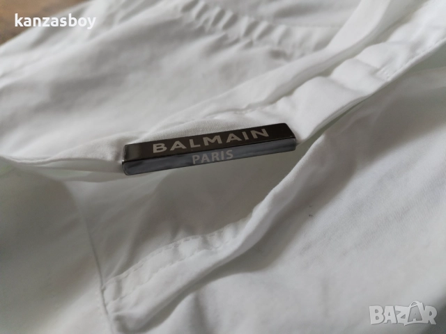 balmain paris - страхотна мъжка риза КАТО НОВА М, снимка 7 - Ризи - 51501568