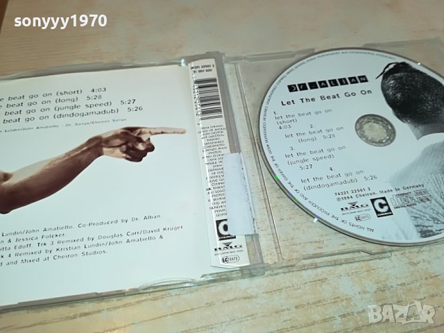 поръчан-DR.ALBAN CD MADE IN GERMANY 1204231554, снимка 3 - CD дискове - 40347987