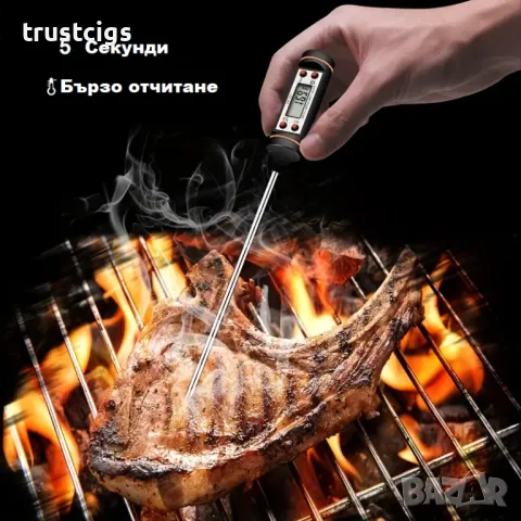 Термометър с шиш за храни и напитки, снимка 2 - Други стоки за дома - 45688538