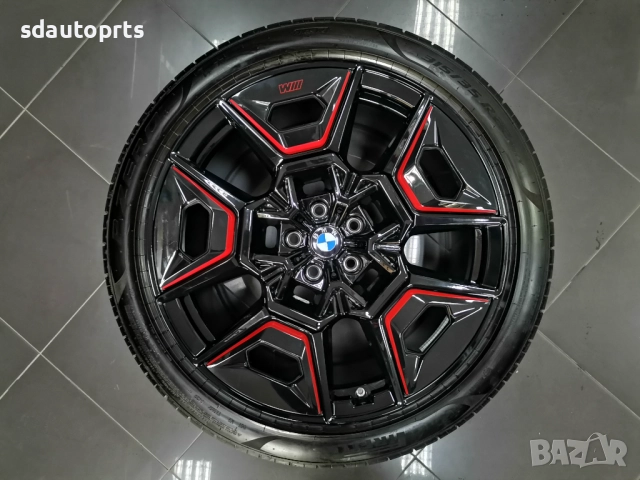 Като нови 22” Джанти BMW Style 922 M Red Label Гуми БМВ XM G09, снимка 5 - Гуми и джанти - 52088146